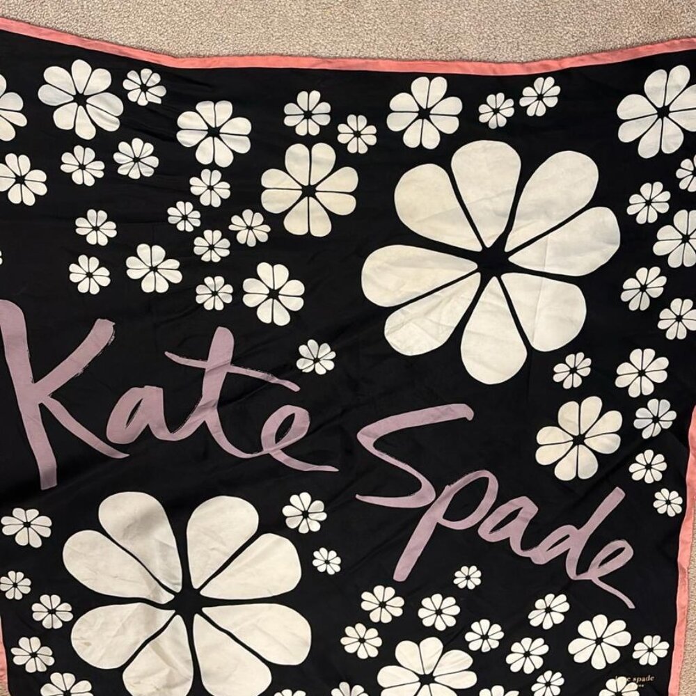 100% Silk Kate Spade Silk Scarf (SOLD)